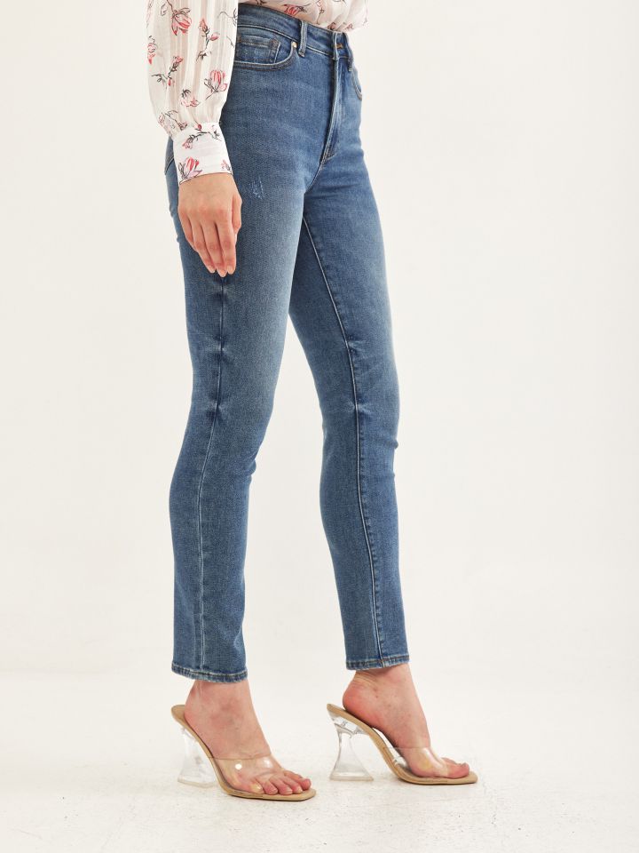 מכנסי ג’ינס ארוך PROMO בצבע ג’ינס בהיר