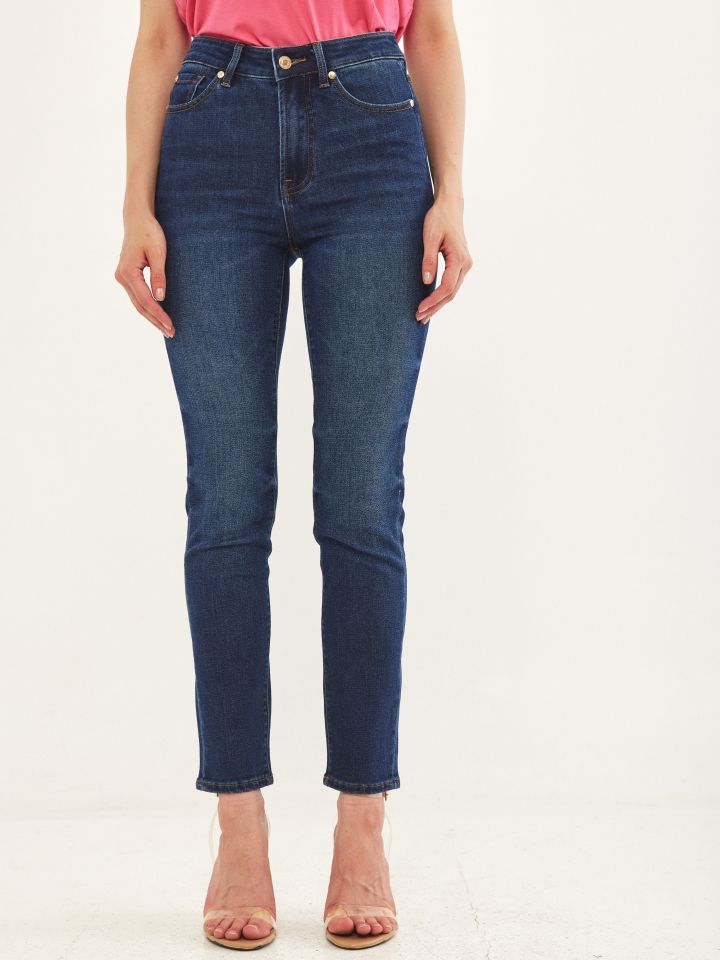 מכנסי ג’ינס ארוך PROMO בצבע ג’ינס