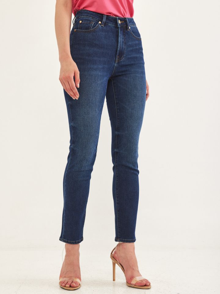 מכנסי ג’ינס ארוך PROMO בצבע ג’ינס