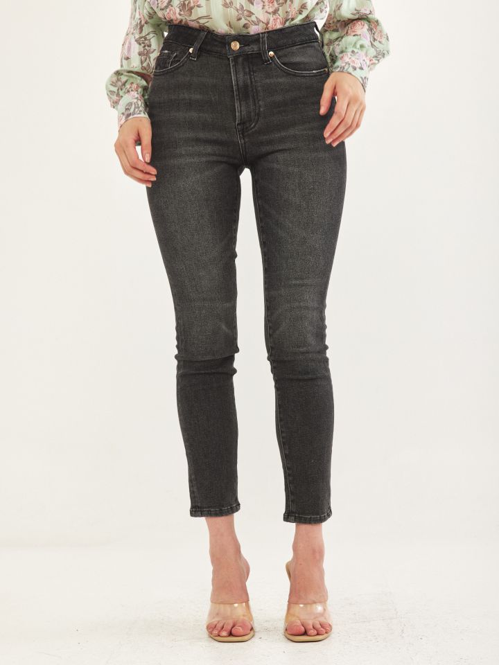 מכנסי ג’ינס ארוך PROMO בצבע ג’ינס שחור