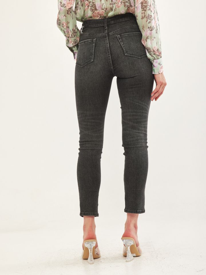 מכנסי ג’ינס ארוך PROMO בצבע ג’ינס שחור