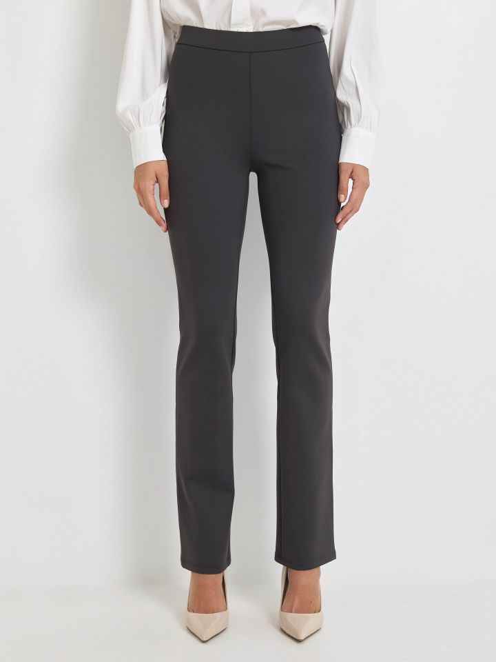 מכנסיים טייץ SLIM PROMO בצבע אפור כהה