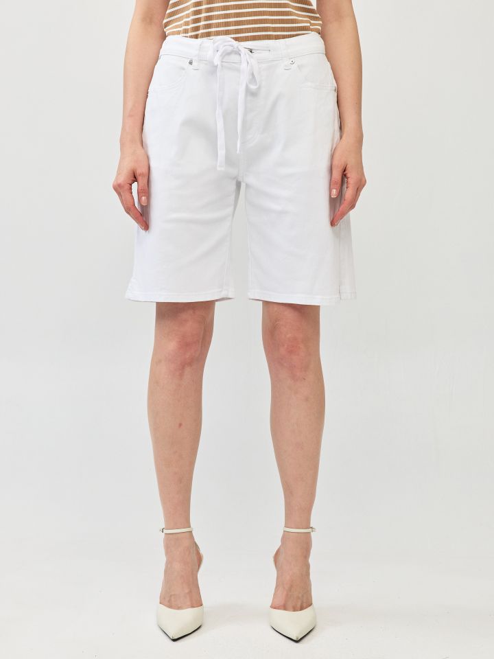 מכנסיים ברך PROMO בצבע לבן