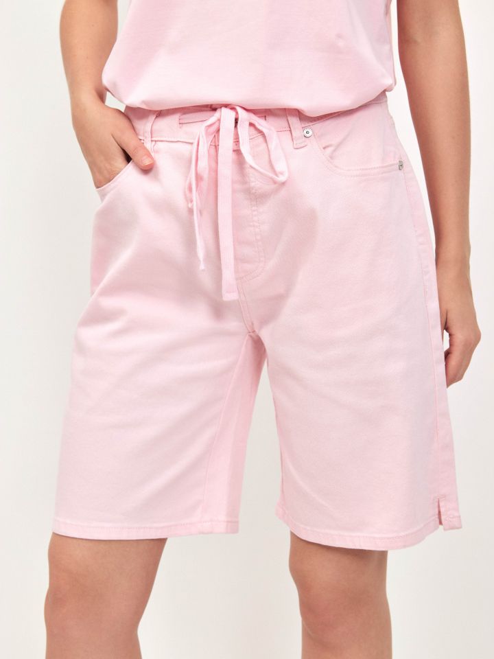 מכנסיים ברך PROMO בצבע ורוד חדש