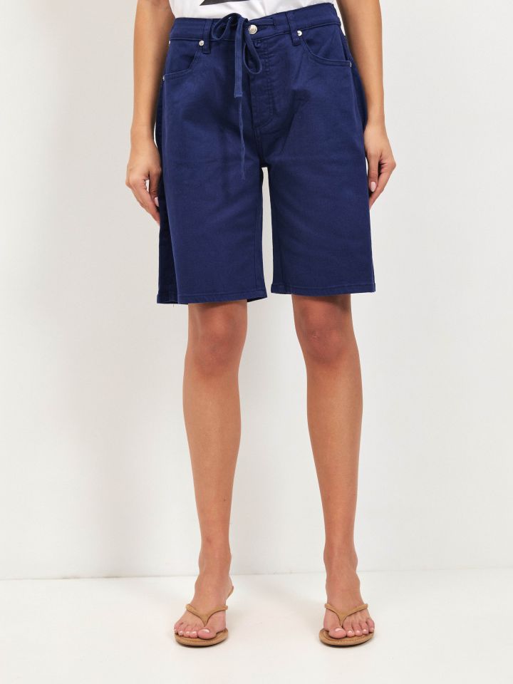 מכנסיים ברך PROMO בצבע כחול אינדיגו