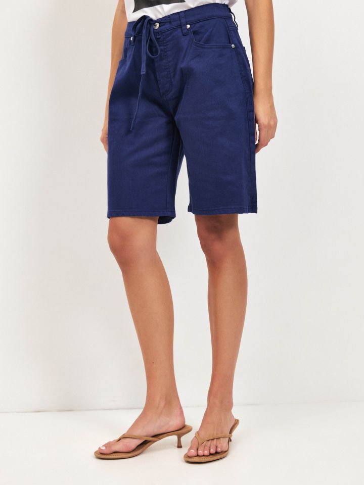 מכנסיים ברך PROMO בצבע כחול אינדיגו