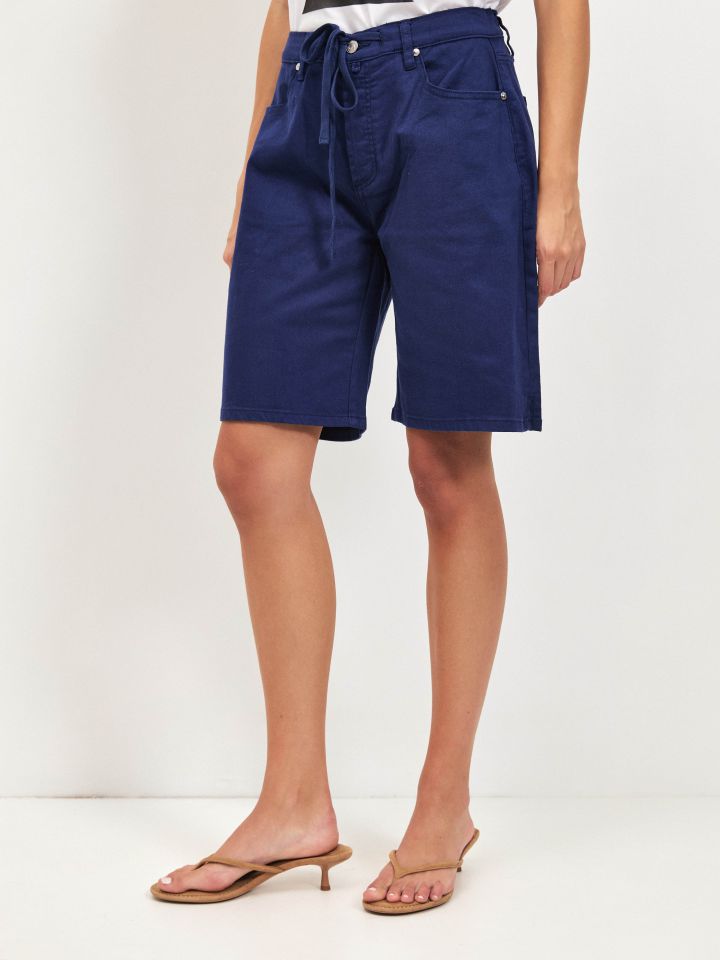 מכנסיים ברך PROMO בצבע כחול אינדיגו