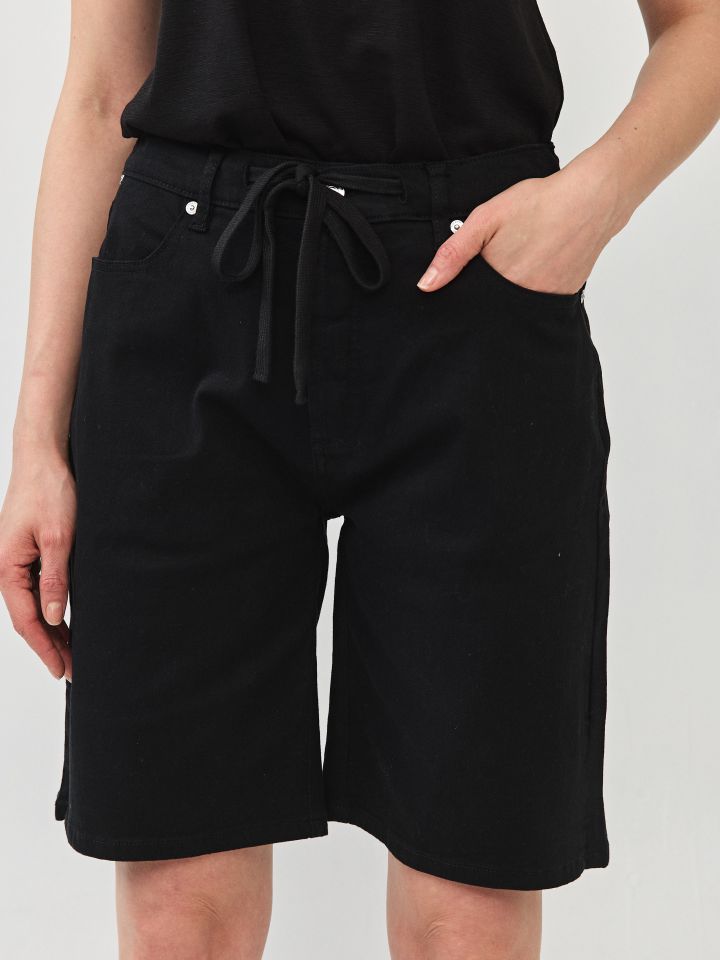 מכנסיים ברך PROMO בצבע שחור