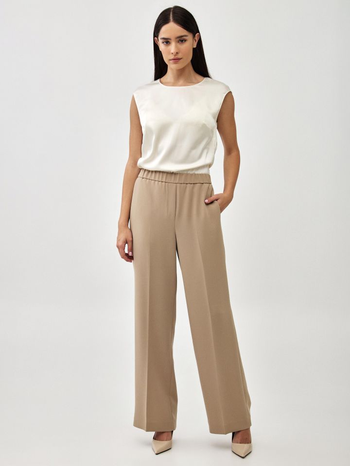 מכנסיים MONACO בצבע מוקה