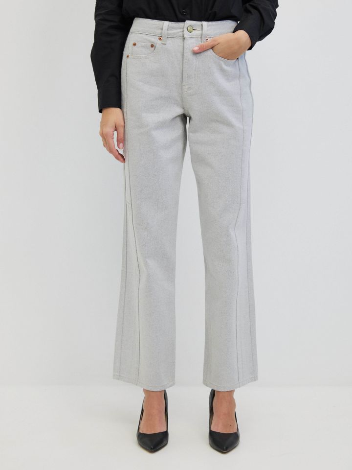 מכנסיים ג’ינס  ITALY בצבע בייז’