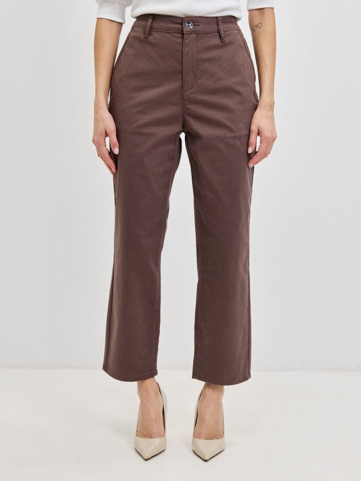 מכנסיים 8 כיסים PROMO בצבע חום