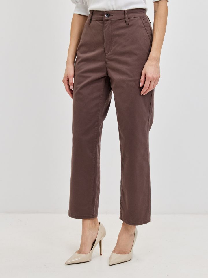 מכנסיים 8 כיסים PROMO בצבע חום