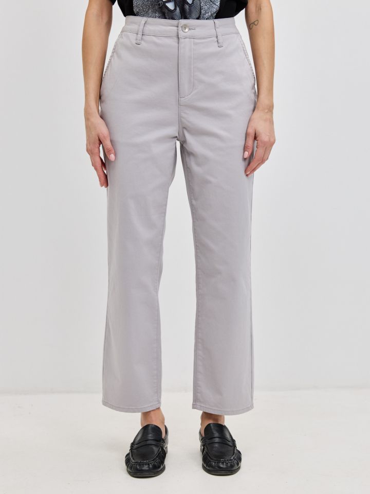 מכנסיים 8 כיסים PROMO בצבע אפור כסף