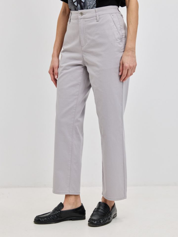 מכנסיים 8 כיסים PROMO בצבע אפור כסף