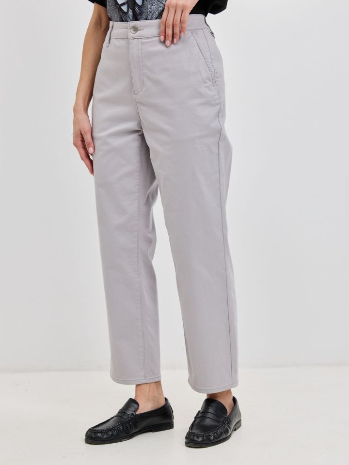 מכנסיים 8 כיסים PROMO בצבע אפור כסף