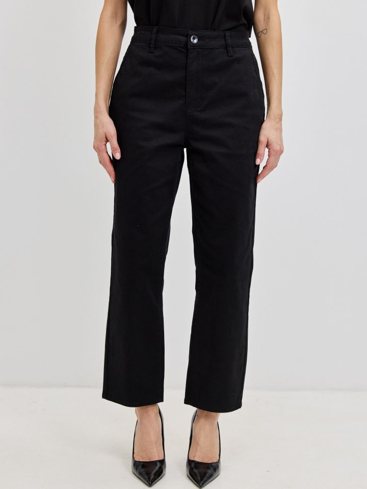 מכנסיים 8 כיסים PROMO בצבע שחור