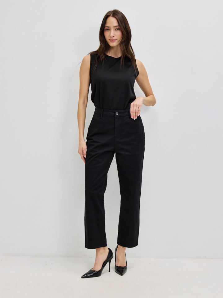 מכנסיים 8 כיסים PROMO בצבע שחור