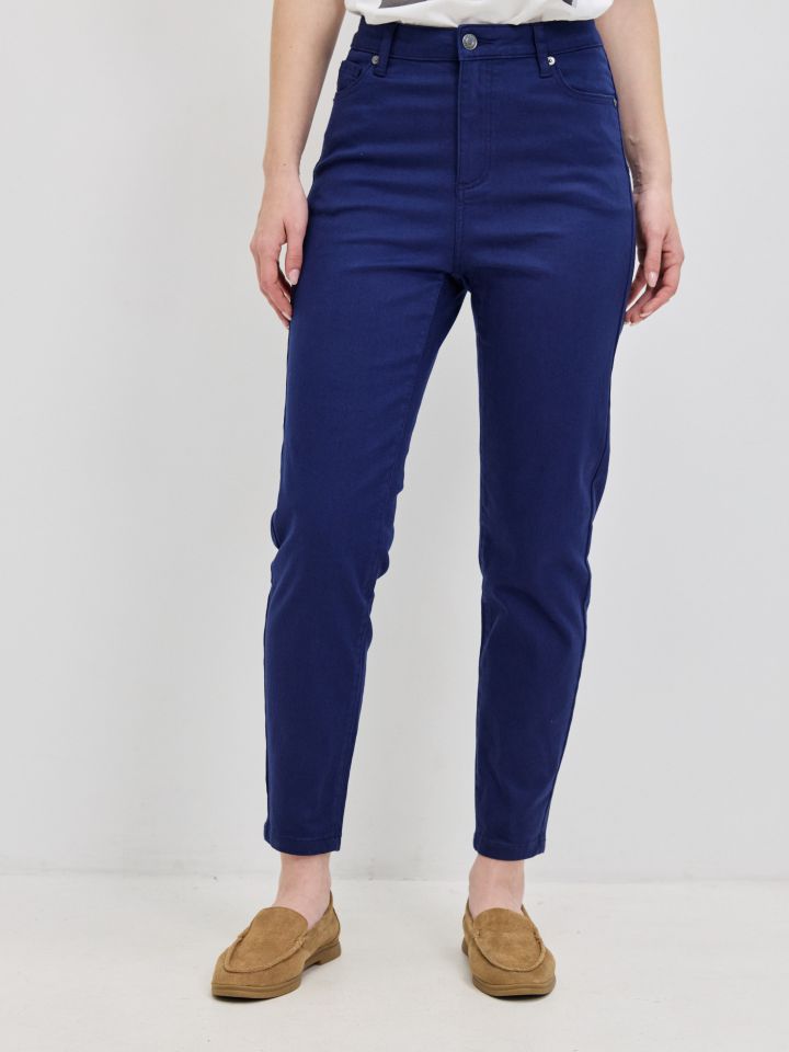 מכנסיים סקיני 7/8 PROMO בצבע כחול אינדיגו