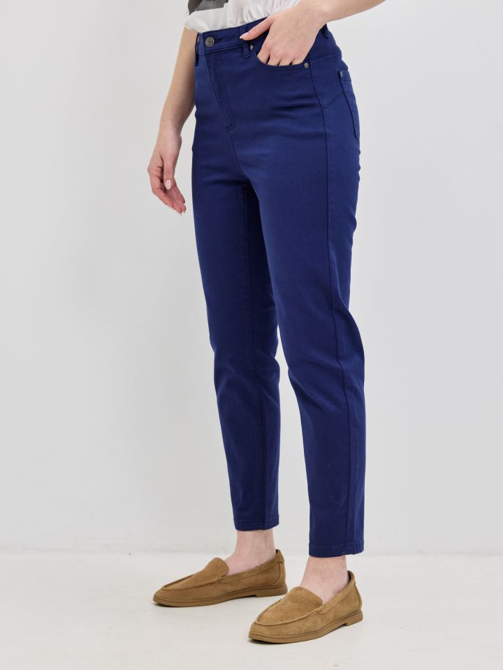 מכנסיים סקיני 7/8 PROMO בצבע כחול אינדיגו