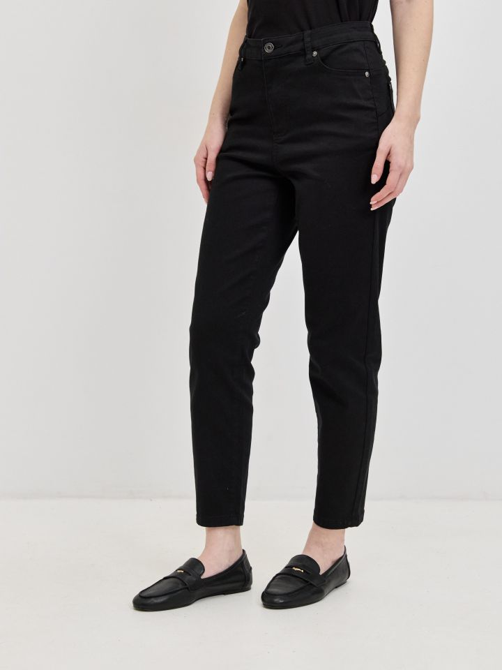 מכנסיים סקיני 7/8 PROMO בצבע שחור