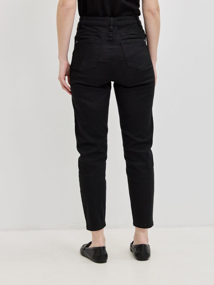 מכנסיים סקיני 7/8 PROMO בצבע שחור