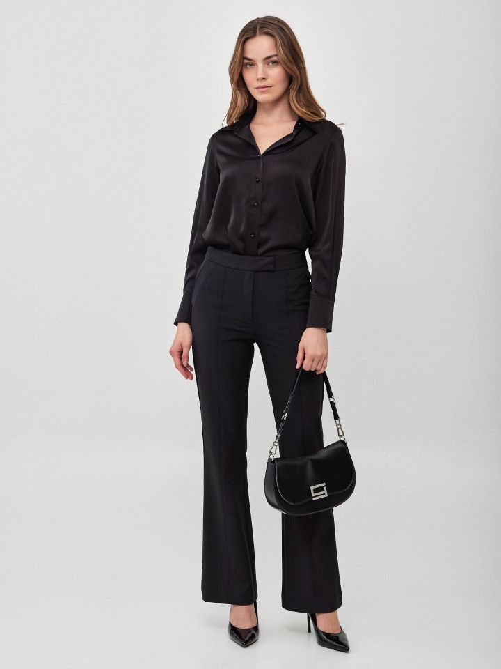 מכנסיים פספול סאן טרופה בצבע שחור