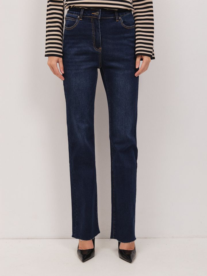 מכנסיים ג’ינס PROMO לולאות בצבע ג’ינס כהה