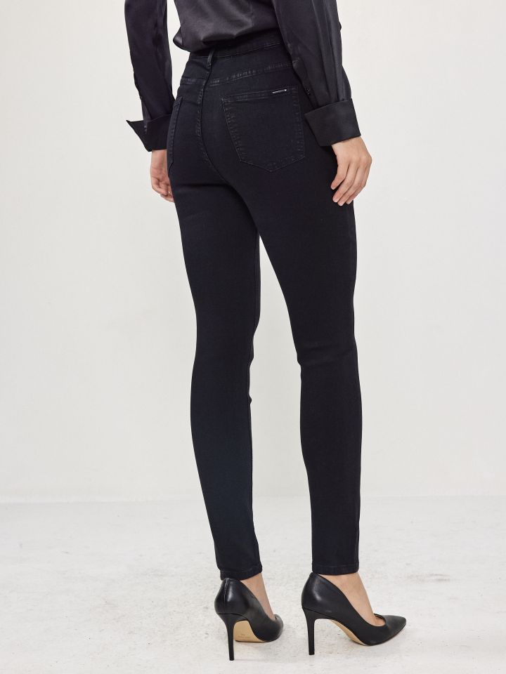 מכנסיים ג’ינס SKINNY PROMO בצבע ג’ינס שחור