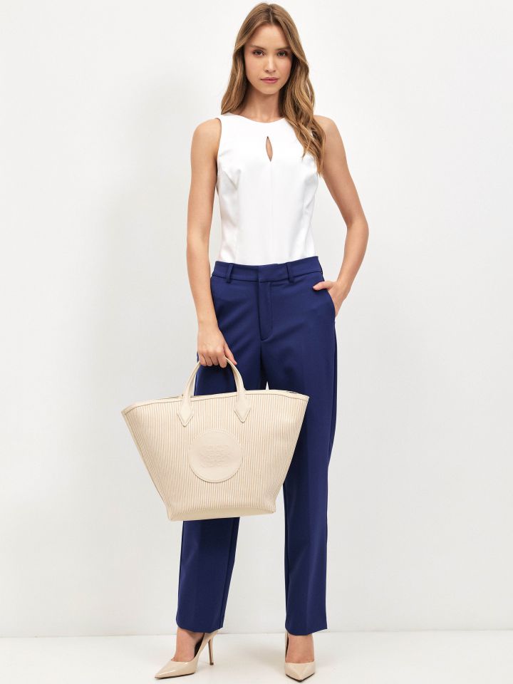 מכנסיים  LINOR בצבע כחול אינדיגו