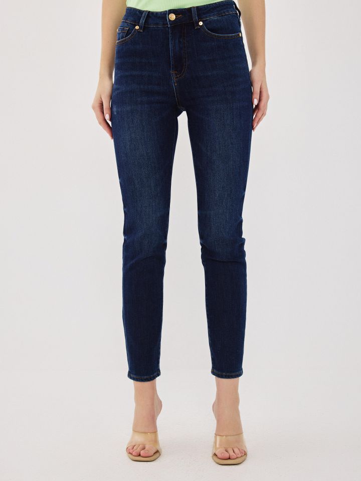 מכנסיים ג’ינס ארוך PROMO בצבע ג’ינס כהה