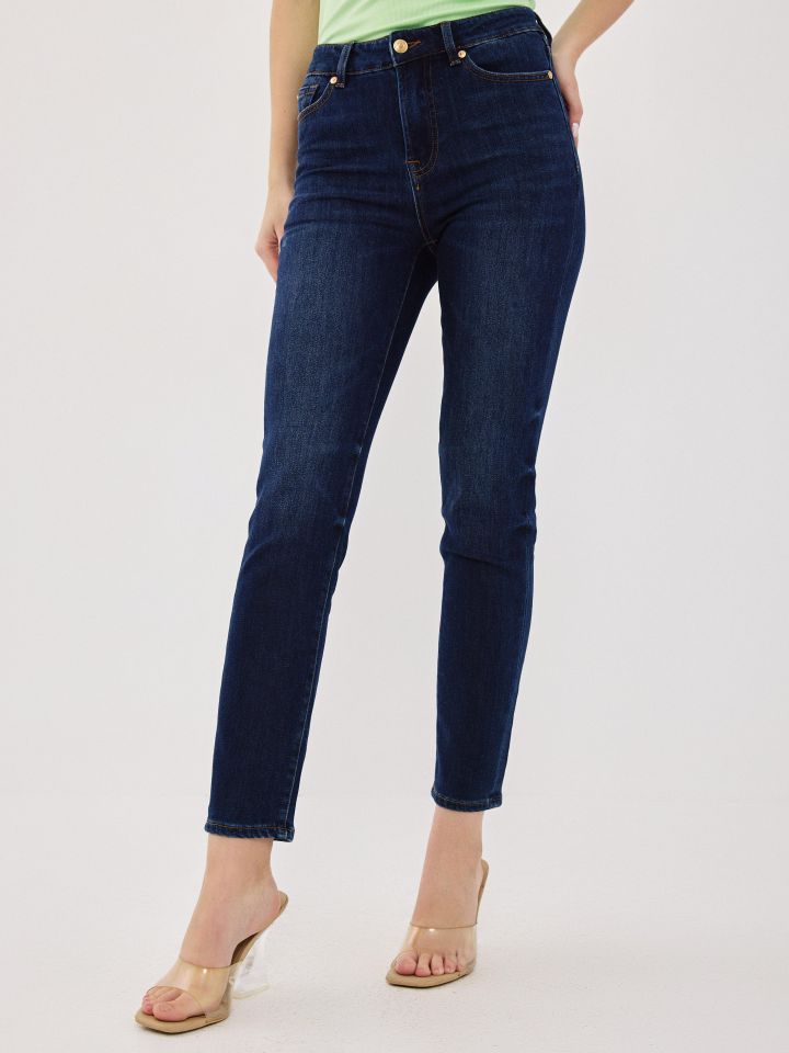 מכנסיים ג’ינס ארוך PROMO בצבע ג’ינס כהה