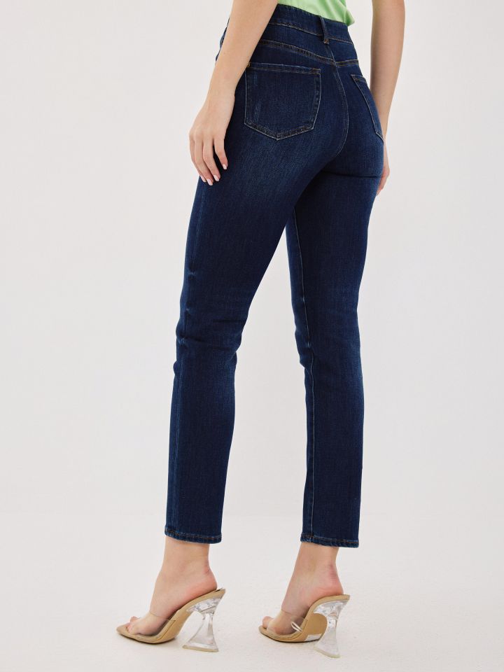 מכנסיים ג’ינס ארוך PROMO בצבע ג’ינס כהה