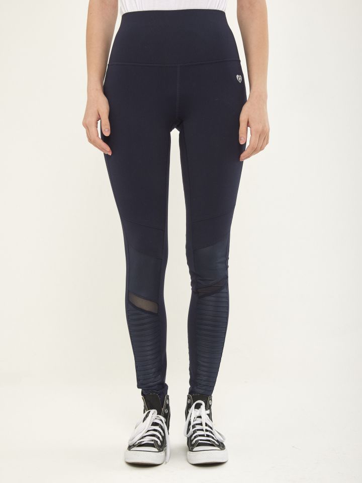 מכנסי טייץ תיפורים SPORT MORAN בצבע כחול דיו