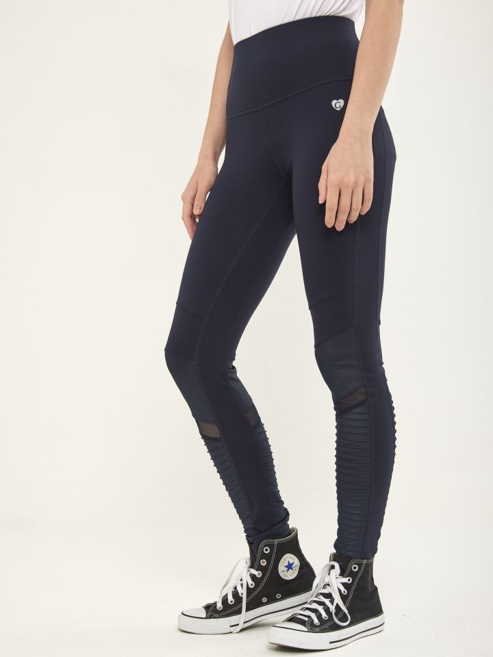 מכנסי טייץ תיפורים SPORT MORAN בצבע כחול דיו