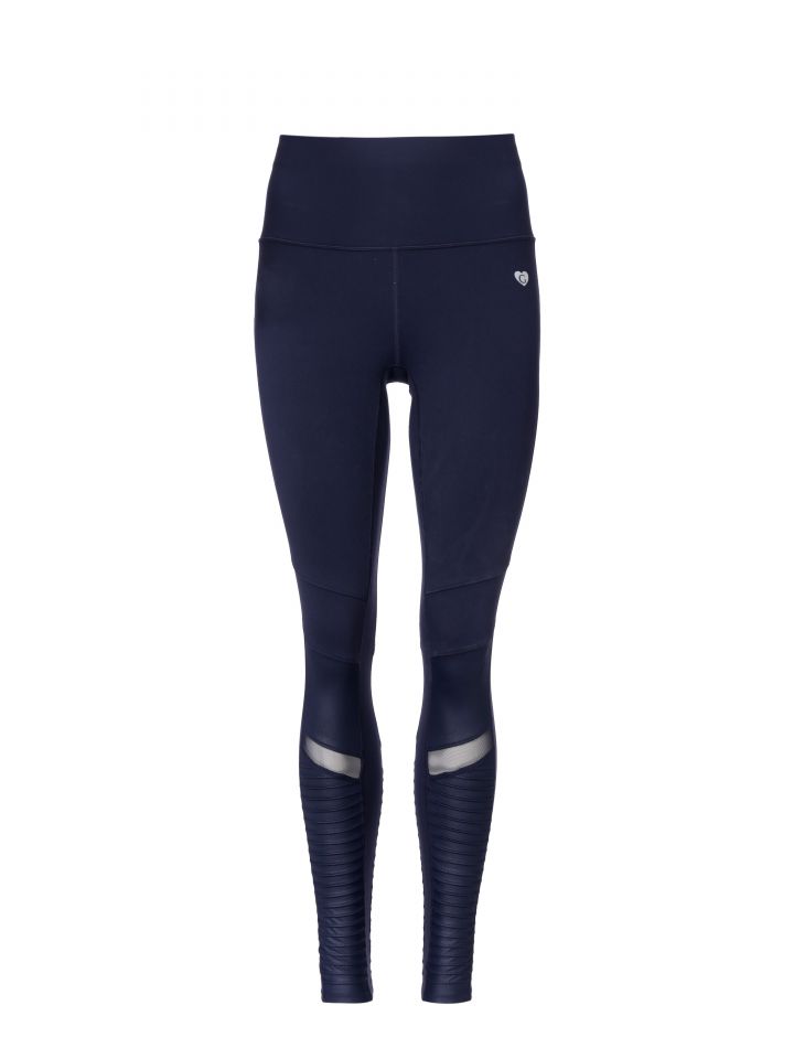 מכנסי טייץ תיפורים SPORT MORAN בצבע כחול דיו