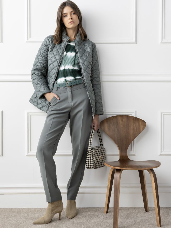 מכנסיים + מג’נט בצבע ירוק גולברי