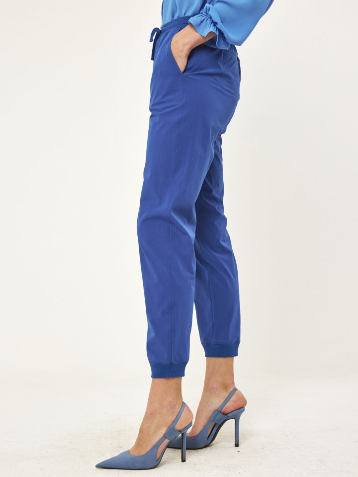 מכנסי גומי במותן PROMO בצבע כחול דיו