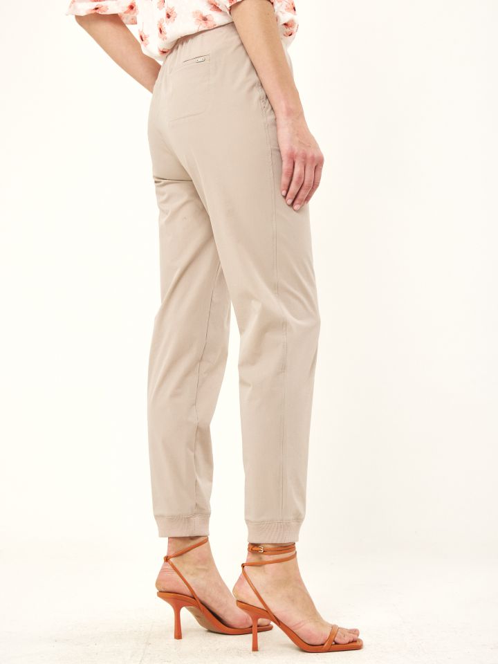 מכנסי גומי במותן PROMO בצבע בייז’