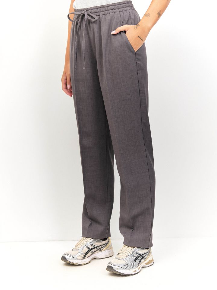 מכנסיים שרוך PROMO כיס אחורי בצבע אפור