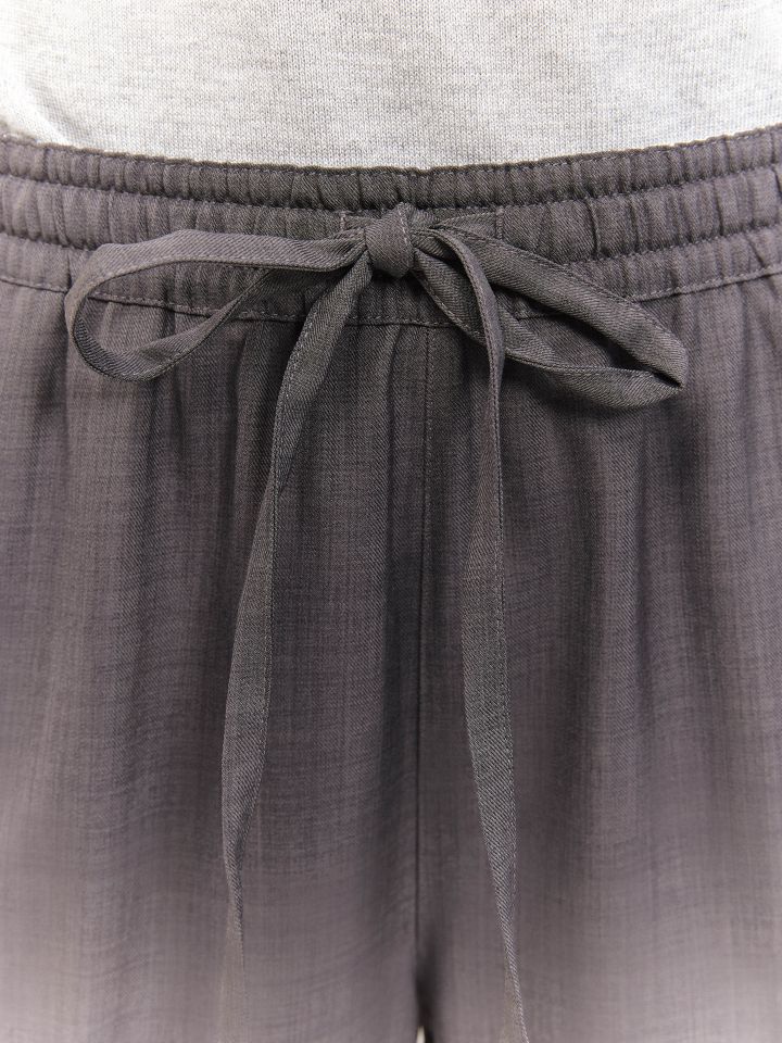 מכנסיים שרוך PROMO כיס אחורי בצבע אפור