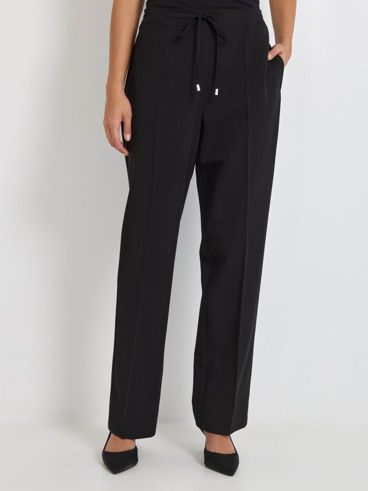 מכנסיים גומי + שרוך PROMO בצבע שחור