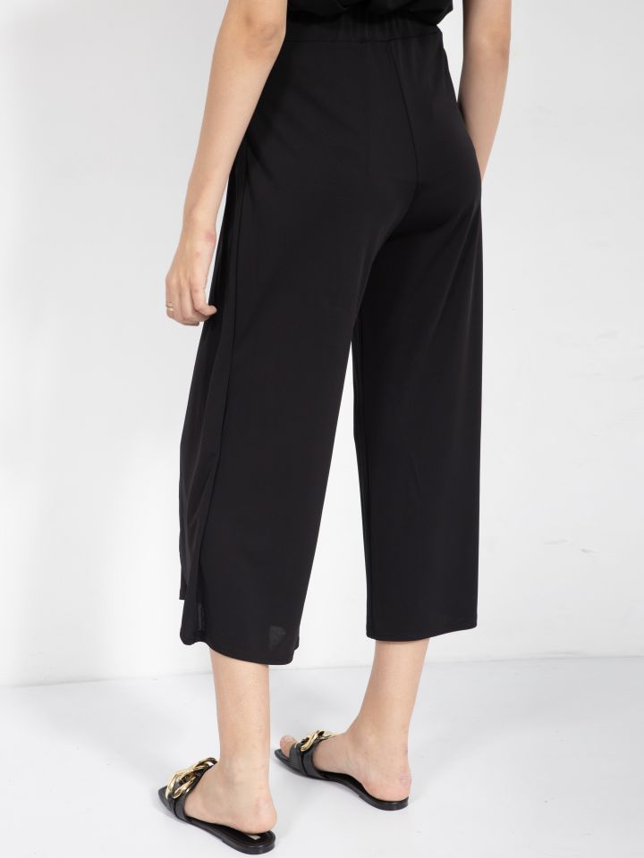 מכנסי קשירה MILAO בצבע שחור