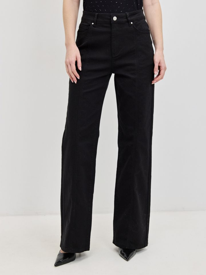 מכנסיים דריל  SHIRA בצבע שחור