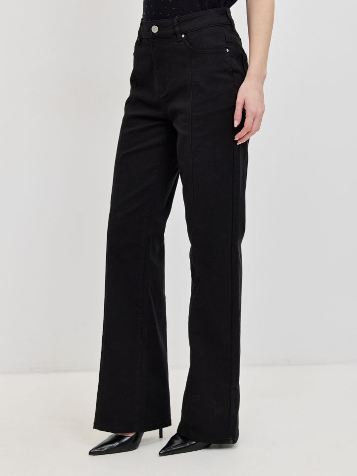 מכנסיים דריל  SHIRA בצבע שחור