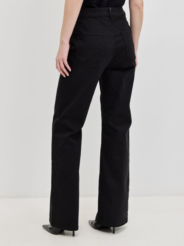 מכנסיים דריל  SHIRA בצבע שחור