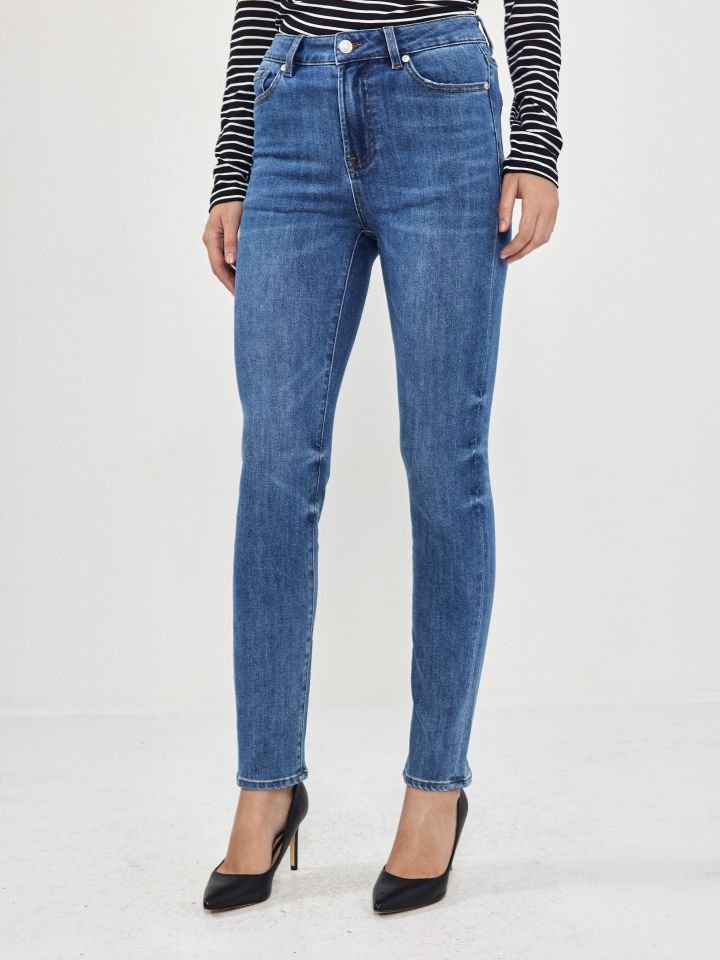 מכנסיים ג’ינס סקיני  PROMO בצבע ג’ינס