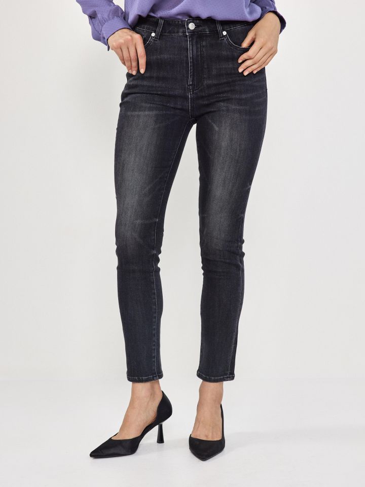 מכנסיים ג’ינס סקיני  PROMO בצבע ג’ינס שחור