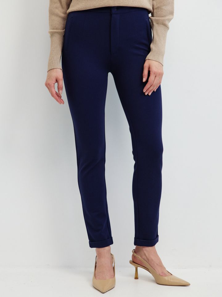 מכנסיים מילנו כיס PROMO בצבע נייבי