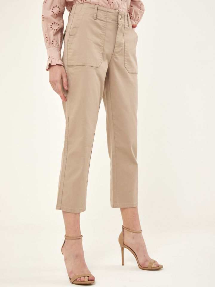 מכנסי דריל 8 PROMO בצבע בייז’