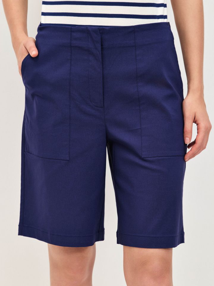 מכנסיים ברך PROMO בצבע כחול אינדיגו